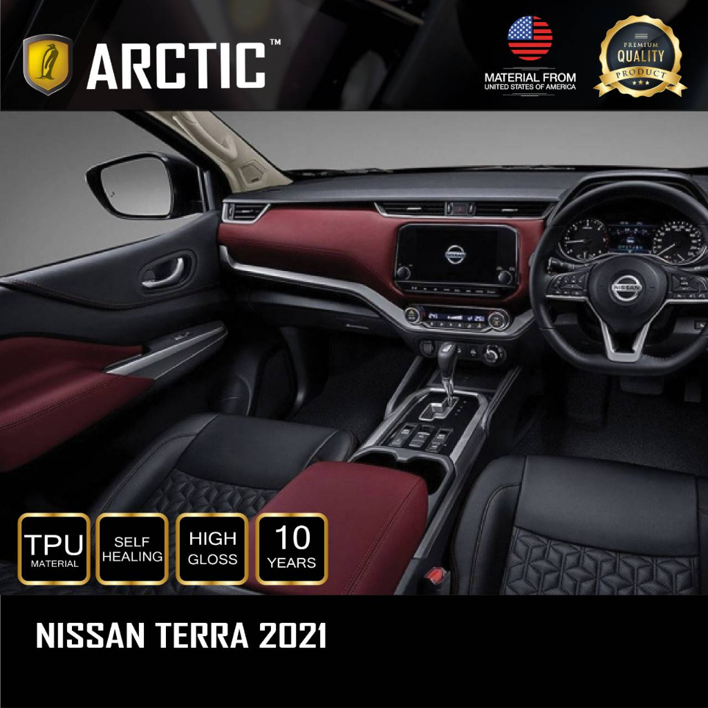 Nissan Terra 2021-2023 ฟิล์มกันรอยรถยนต์ ภายในรถPianoBlack /จุดเสี่ยงภายนอก - by ARCTIC (โปรดระบุส่วนที่ต้องการสั่งซื้อ)