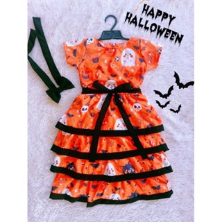 ชุดเดรสฮาโลวีน Halloween  เดรสชั้น 🎃พร้อมส่ง(KW)