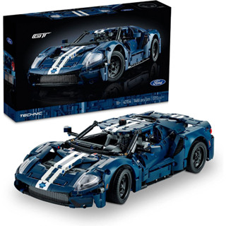 ⚡ส่งภายใน48ชม⚡building block racing model car gift assembly toy  sports car series 2022 Ford GT（1466ชิ้น）.