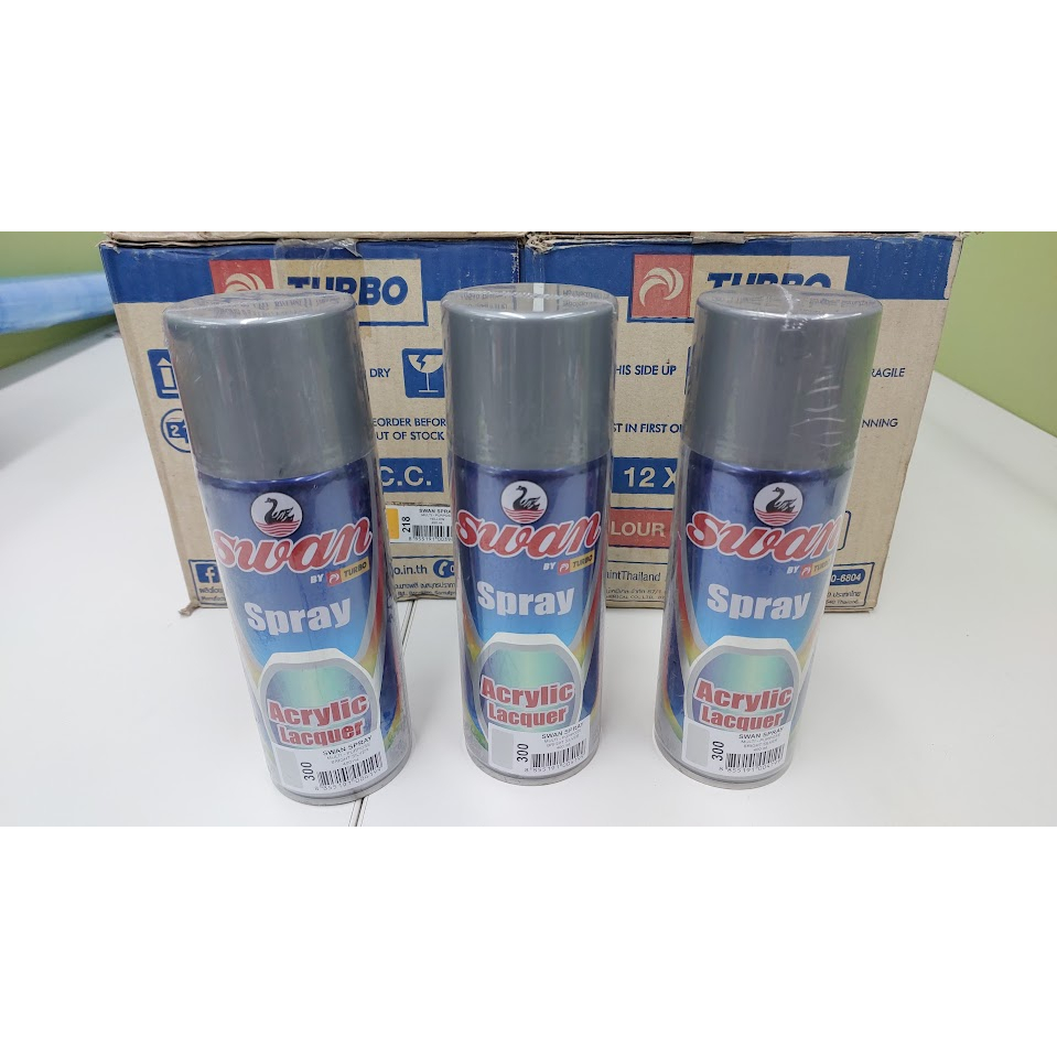 SWAN สีสเปรย์ สวอน มี 3 สี คละสีได้ ขนาด 400ML สีสเปรย์อเนกประสงค์ คุณภาพดี