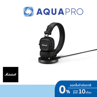 MARSHALL MAJOR IV Black หูฟังไร้สาย ประกันศูนย์ไทย By Aquapro