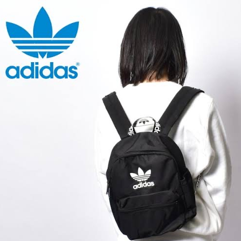 (ของแท้ 💯%)🔥 Adidas กระเป๋าเป้ มินิ Adidas Original Mini Backpackใส่สะพายได้หลายแบบ