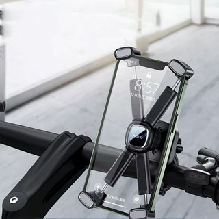 แท่นจับโทรศัพท์ Yesido C191 4-axis Support Bicycle Handle Phone Holder(Black)