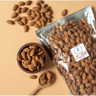 อัลมอนด์อบธรรมชาติ เม็ด USA ขนาด 500/1000 กรัม พร้อมรับประทาน นำเข้าจาก USA [Natural Roasted Almonds]