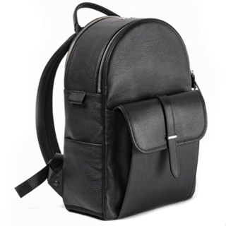 Artisan &amp; Artist EX-0002 Premium Leather Tokyo Backpack (Black)