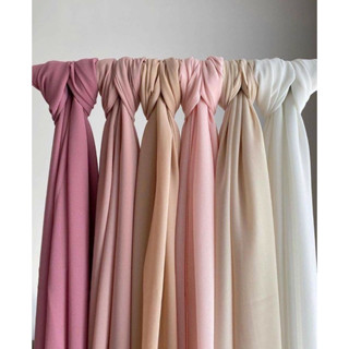 Shawl Chiffon พันยาว ( ไม่มีป้ายแบรนด์ )