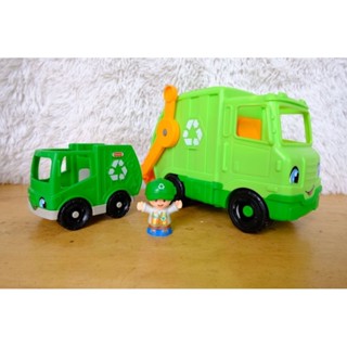 Fisher Price Recycling Truck Little People รถขยะ Lp