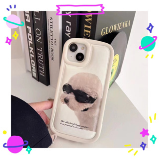 ✨จัดส่งภายใน 24 ชม✨เคสไอโฟน12 13 14 Pro For 11 ลูกสุนัข ความนิยม แฟชั่น เรียบง่าย การ์ตูน สไตล์คู่รัก การป้องกันการตก Ca