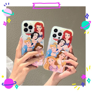 ✨จัดส่งภายใน 24 ชม✨เคสไอโฟน12 13 14 Pro For 11 ความนิยม สาวน่ารักหัวใจ แฟชั่น ฤดูร้อน เรียบง่าย การป้องกันการตก Case