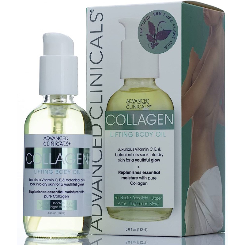 🌐แท้ 100 % นำเข้าจากอเมริกา🇺🇸 Collagen + Vitamin E Firming Body Oil
