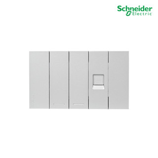 Schneider ชุดสวิตช์ทางเดียว+เต้ารับ LAN 1ช่องสีเทา รุ่น AvatarOn A M3T03_GY+M3T31_1F_GY*2+M3T1RJ5M_GY ซื้อได้ที่ PlugOn