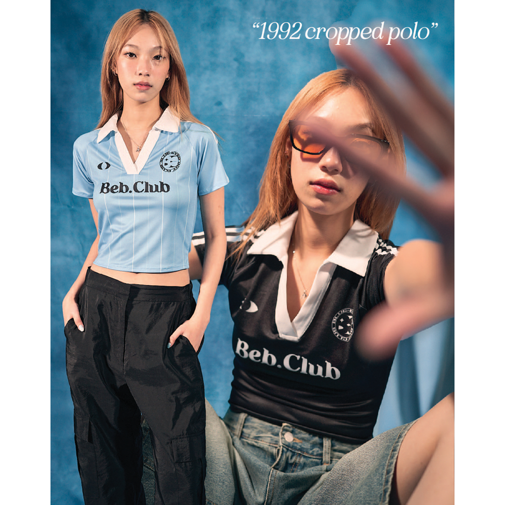 BEB.CLUB "1992 cropped polo" เสื้อคร็อปโปโล