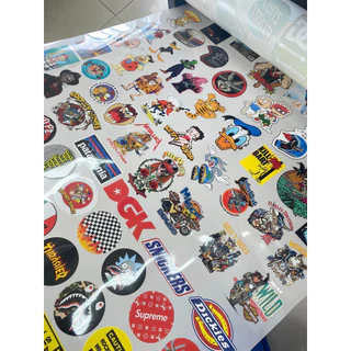 รับพิมพ์ DFT DTF ฟิล์มหน้ากว้าง 63*100 cm รับพิมพ์ ตัวรีดติดเสื้อ ไม่ต้องเปิดบล็อก ไม่จำกัดสี สกรีนลงผ้าได้ทุกประเภท