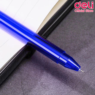 ปากกาเจล Deli ปากกา ขนาด 0.5mm มี 2 สีให้เลือก หมึกน้ำเงิน หมึกแดง ปากกาเขียนลื่น ราคาถูก เครื่องเขียน อุปกรณ์การเรียน