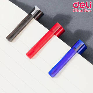 ปากกาเจล Deli ปากกา ขนาด 0.5mm มี 2 สีให้เลือก หมึกน้ำเงิน หมึกแดง ปากกาเขียนลื่น ราคาถูก เครื่องเขียน อุปกรณ์การเรียน