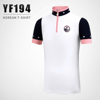 เสื้อนักกอล์ฟเด็กผู้หญิง PGM-YF194 ไชส์ 2XL อกขนาด 32 นิ้ว สำหรับนักกีฬากอล์ฟโดยเฉพาะไม่ติดขัดวงสวิงอย่างแน่นอน!! มือสอง