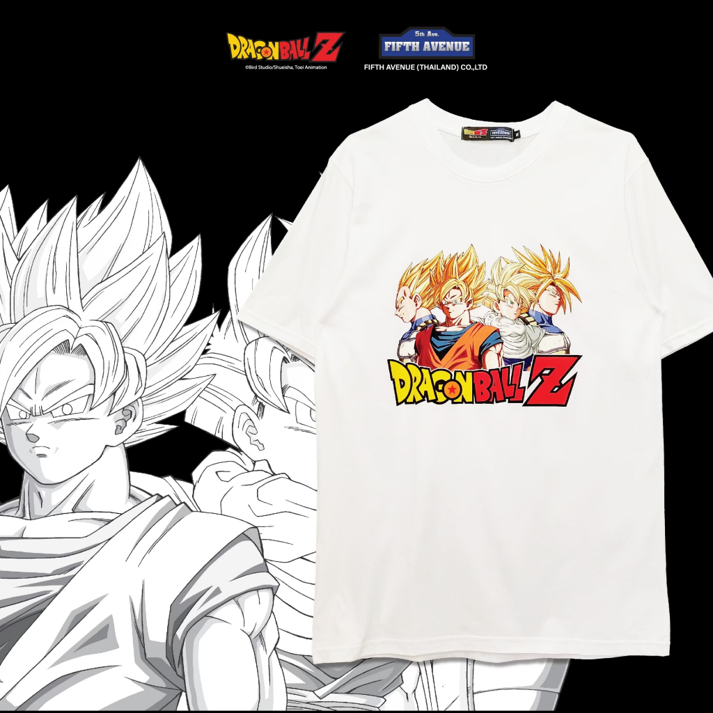 NEW! เสื้อยืดดราก้อนบอลแซด ลาย ซุปเปอร์ไซย่า ของแท้ลิขสิทธิ์จากญี่ปุ่น DragonballZ พร้อมส่ง!!