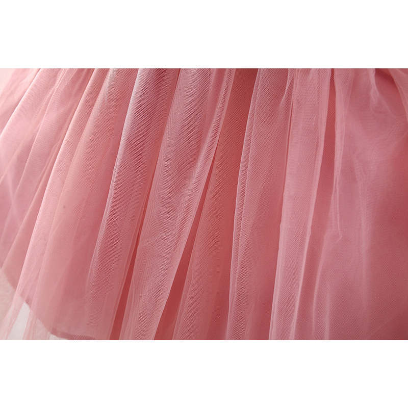 Babyonline(Y448)K6 (ส่งด่วน1วัน)ชุดเดรสสายเดี่ยวดอกไม้กระโปรงฟรุ้งฟริ้งสำหรับเด็กผ้าชีฟอง มีซับใน ไม่ระคายเคืองผิว - รูปที่ 7