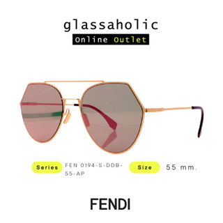 [ลดกระหน่ำ] แว่นกันแดด FENDI รุ่น FEN 0194-S ทรงกลม ดีไซน์พิเศษ สวยหรู