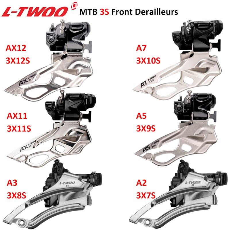 LTWOO AX/A7/A5/A3/A2 2V 3Speed MTB สับจานด้านหน้า 2/3 ชั้น 7/8/9/10/11SP สำหรับจักรยานเสือภูเขา (ราค
