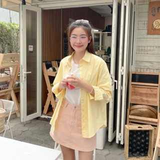 Choosedress A4639 Mabel Basic Shirt เสื้อเชิ้ตแขนยาวสีพื้น