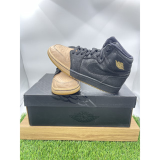 [ของแท้100%มือสอง]Jordan 1 Retro High Premium Dipped Toe 2018(EUR38.5:24.5cm.)