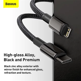 🔥แท้/ถูก🔥 Baseus Tungsten สายชาร์จ 20W Type-C to L สายไนลอนถัก ทนทาน ชาร์จเร็ว PD Charge สำหรับไอโฟน ไอแพด iOS