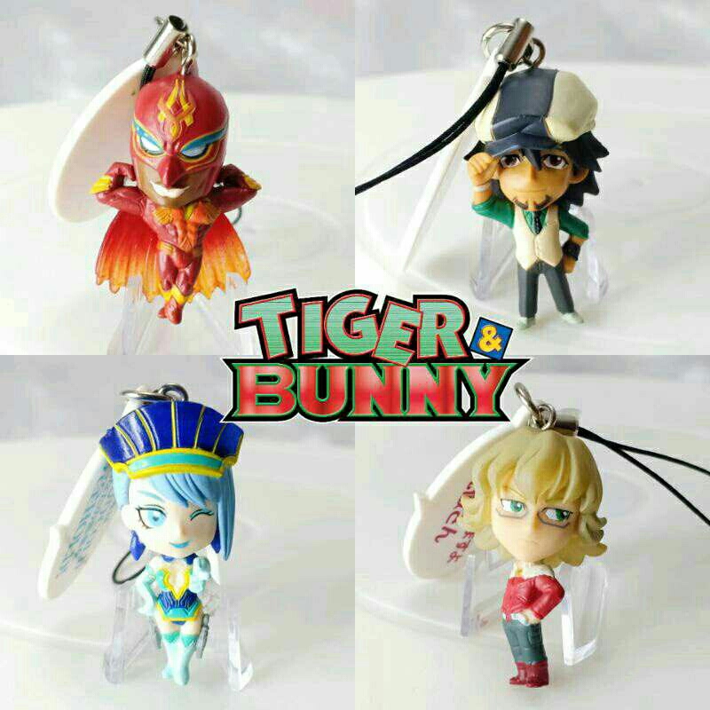 สินค้า​ พวงกุญแจ โมเดล การ์ตูน Tiger & Bunny สินค้า​ญี่ปุ่นมือสอง