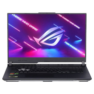 ASUS NOTEBOOK (โน้ตบุ๊คเกม) ROG STRIX G17 G713PU-LL043W : AMD Ryzen 9 7845HX/Ram16GB/SSD 1TB/GeForce RTX 4050 6GB/17.3" WQHD 2k IPS 240Hz/Windows11Home/3 Years Onsite +1 Year Perfect Warranty