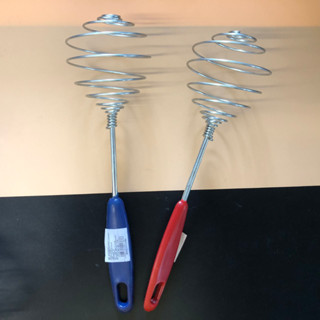 (ยกโหล 12 ชิ้น) No.457  ตะกร้อตีไข่ ตะกร้อตีแป้ง แบบสปริง ที…