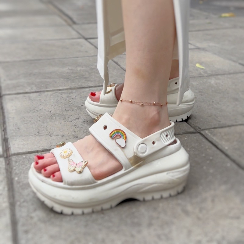 Orachat | Anya 14k anklet. (สร้อยข้อเท้าตัวเรือนสแตนเลส)