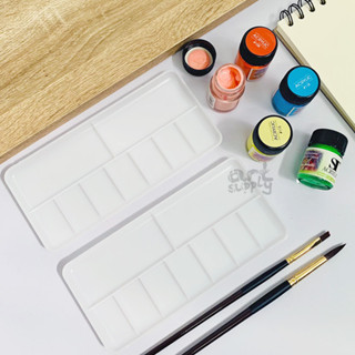 จานสี ST 116 จานสีสี่เหลี่ยม 9 ช่อง