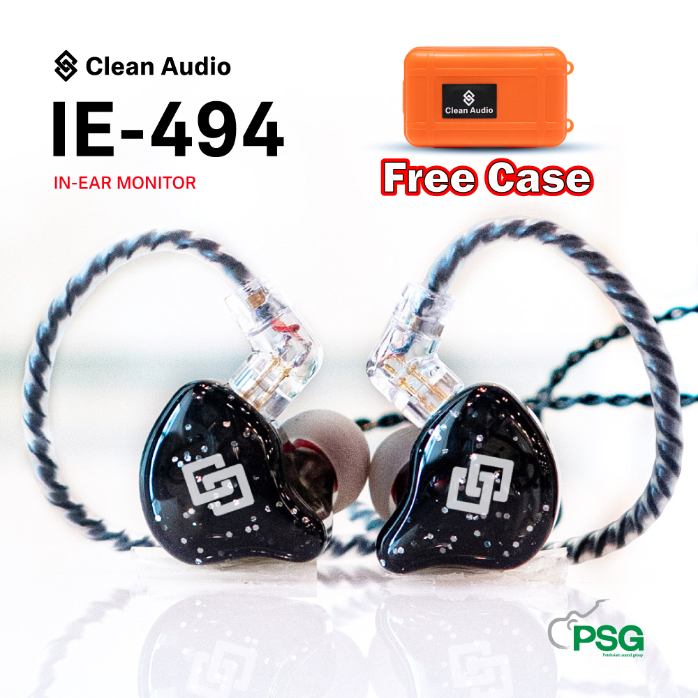 CLEAN AUDIO : IE-494 IN-EAR MONITOR หูฟังเอียร์มอนิเตอร์