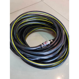 Leon สายลมพีวีซี 8x14mm.(5/16") สำหรับงานทั่วไป พร้อม คอปเปอร์หัว-ท้าย หนา 3 ชั้น JAPAN STANDARD PVC AERO HOSE