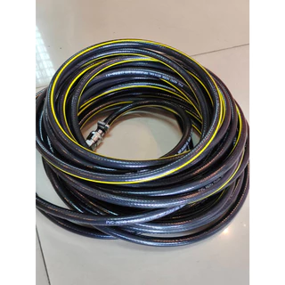 Leon สายลมพีวีซี 8x14mm.(5/16") สำหรับงานทั่วไป พร้อม คอปเปอร์หัว-ท้าย หนา 3 ชั้น JAPAN STANDARD PVC AERO HOSE