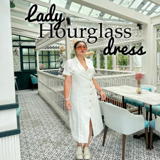 Lady M |lady hourglass dress เดรสสาวอวบใส่ทำงาน ใส่เที่ยวไปวัด