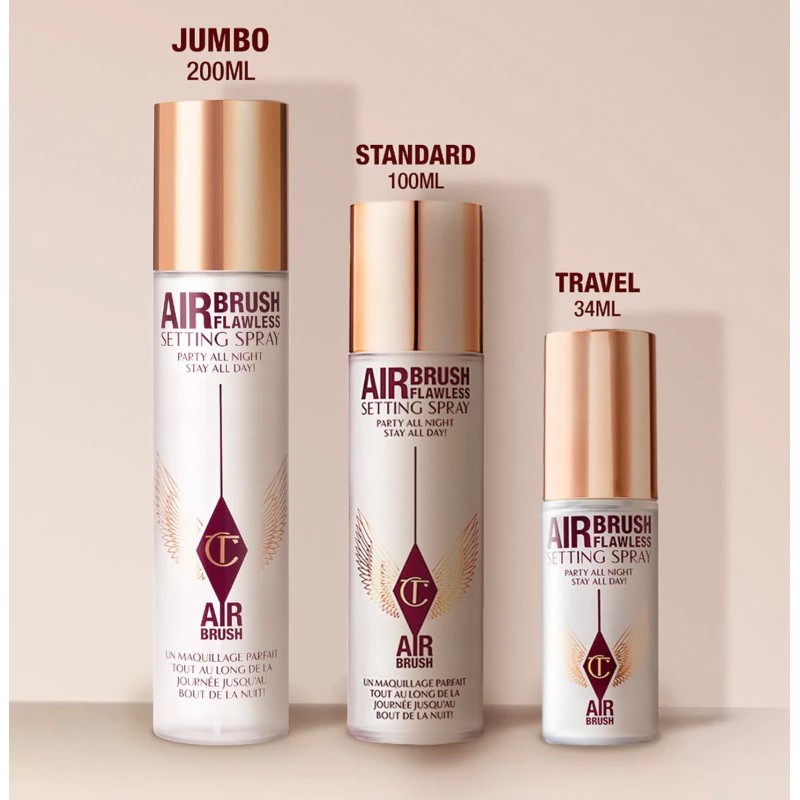 ⚡️ส่งทันที⚡️ Charlotte Tilbury Airbrush Flawless Setting Spray สเปรย์ช่วยเซ็ตเมคอัพติดทนนาน