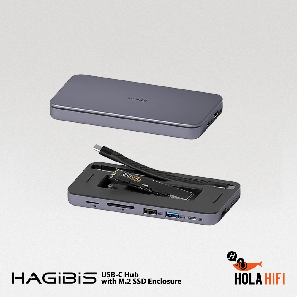 Hagibis USB-C Hub with M.2 SSD Enclosure