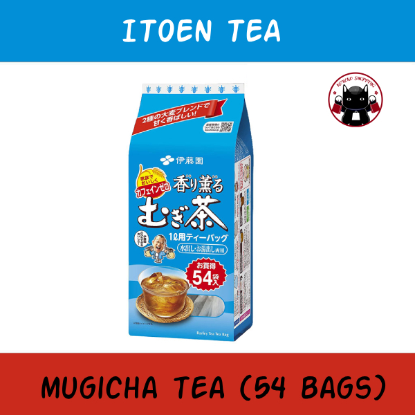 Itoen MUGICHA Barley Tea อิโตเอ็น ชามุกิฉะ ชาข้าวบาร์เล่ย์ บรรจุ 54 ซอง 🇯🇵 Koneko