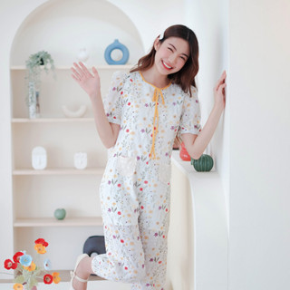 08-282 Moonlight Flower Overalls - 3 ไซส์