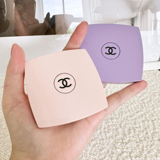 (New/แท้💯) กระจก CHANEL MIROIR DOUBLE FACETTES LIMITED EDITION สีม่วง สีชมพู 🩷💜 สีหายาก งานแรร์