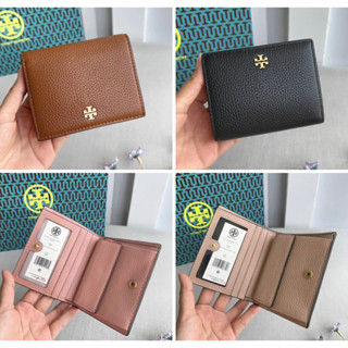 🍀🍀 กระเป๋าสตางค์ Tory Burch Blake Color Block Mini Wallet 84691