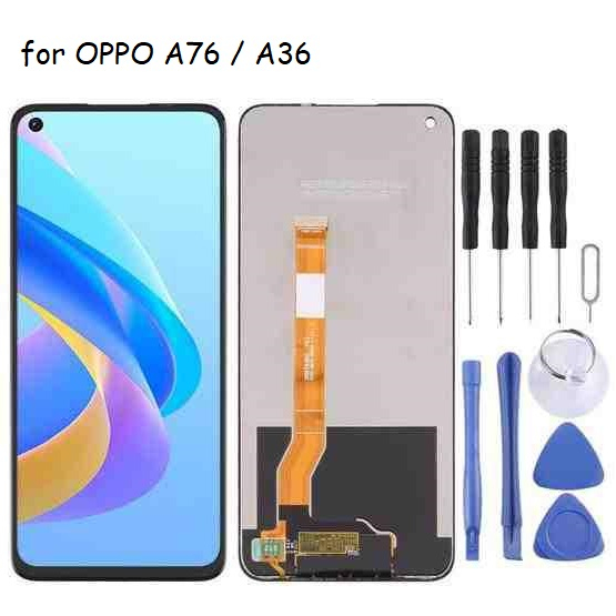 หน้าจอ Lcd OPPO A76/A36 จอชุด จอพร้อมทัชสกรีน จอ+ทัช Lcd Display อะไหล่มือถือ หน้าจอa76/a36