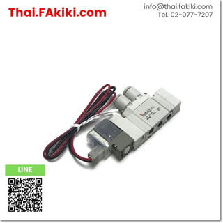 มือสองพร้อมส่ง, (C)Used, SY3120-5LZD-C4 5 port solenoid valve,  สเปค DC24V 5-port, SMC (66-008-013)