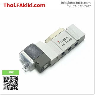 มือสองพร้อมส่ง, (C)Used, SY3120-5LZ-M5 5-Port Solenoid Valve,สเปค DC24V 5-port, SMC (66-008-010)