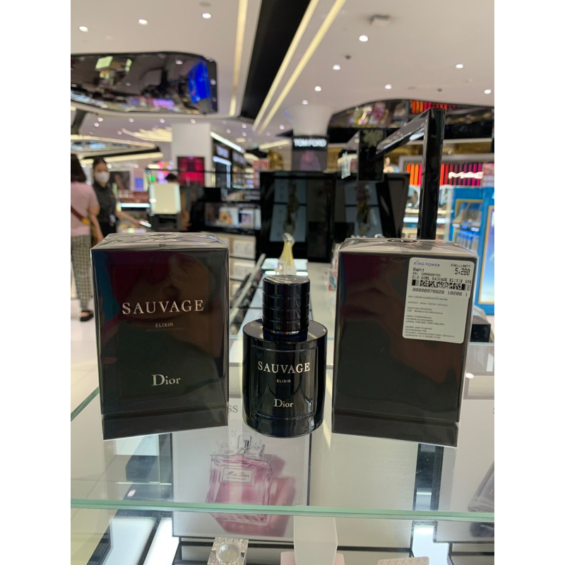ป้ายคิงแท้ 100% SAUVAGE ELXIR EAU DE PARFUM 60ML