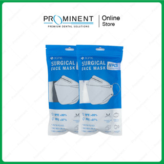 Face mask แมสเกาหลี 10 ชิ้น หน้ากากอนามัยทางการเเพทย์  Surgical Face Mask  Brand KPK หนา 3 ชั้น