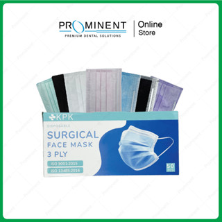 หน้ากากอนามัยทางการแพทย์ Surgical Mask  Brand KPK หนา 3 ชั้น