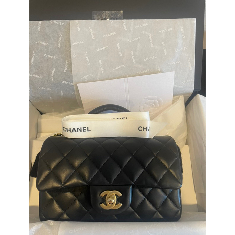 กระเป๋าสะพาย Chanel top handdle แท้ 100% shop paragon