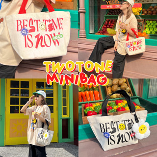 Twotone - Minibag กระเป๋าผ้ามินิไซส์ หูทูโทนนน